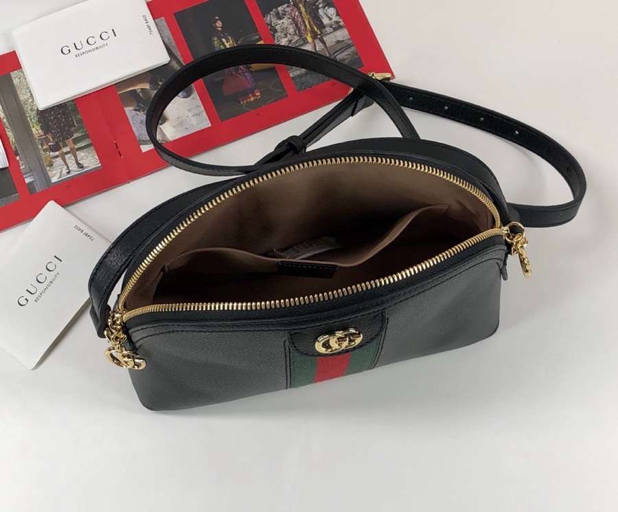 Gucci Ophidia small shoulder bag 499621 DJ2DG 1060 Black - Click Image to Close